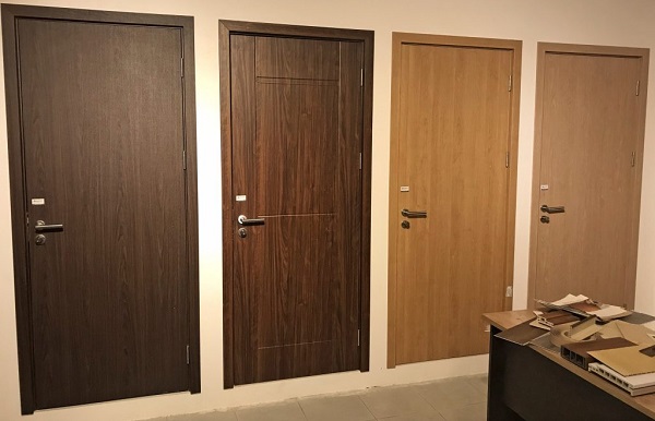 mẫu cửa nhựa giả gỗ composite
